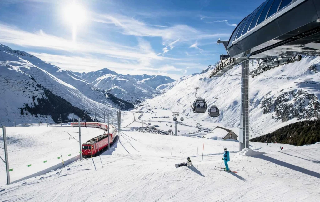 горнолыжный курорт андерматт в швейцарии