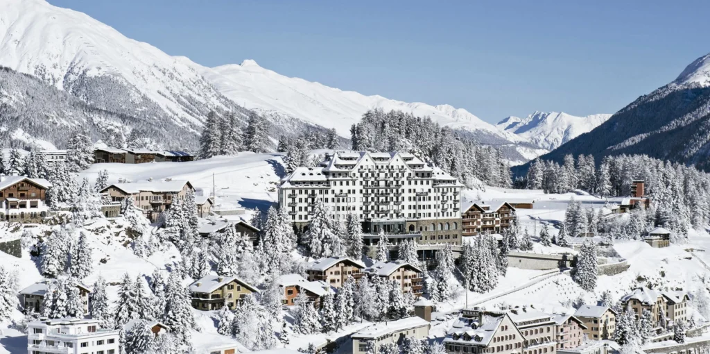 гостиница на курорте санкт-мориц в швейцарии